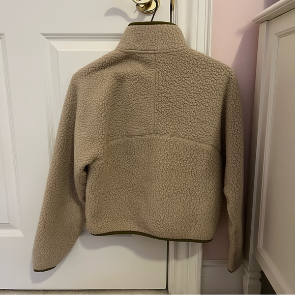 BARELY WORN! TNA Quarter-Zip Sherpa Hoodie - Picture 2 of 2